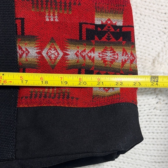 Pendleton Southwest Native American Patterned Large Zippered Wool Tote Bag - Picture 12 of 14